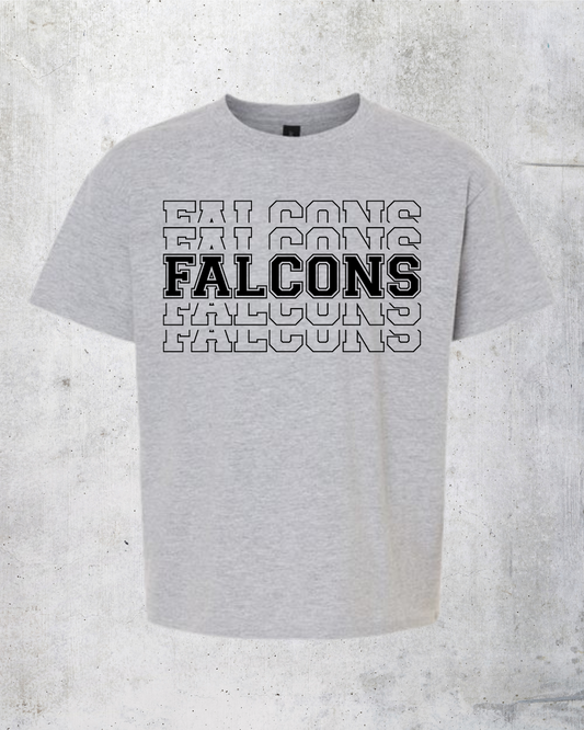 Gray - Falcons Stacked