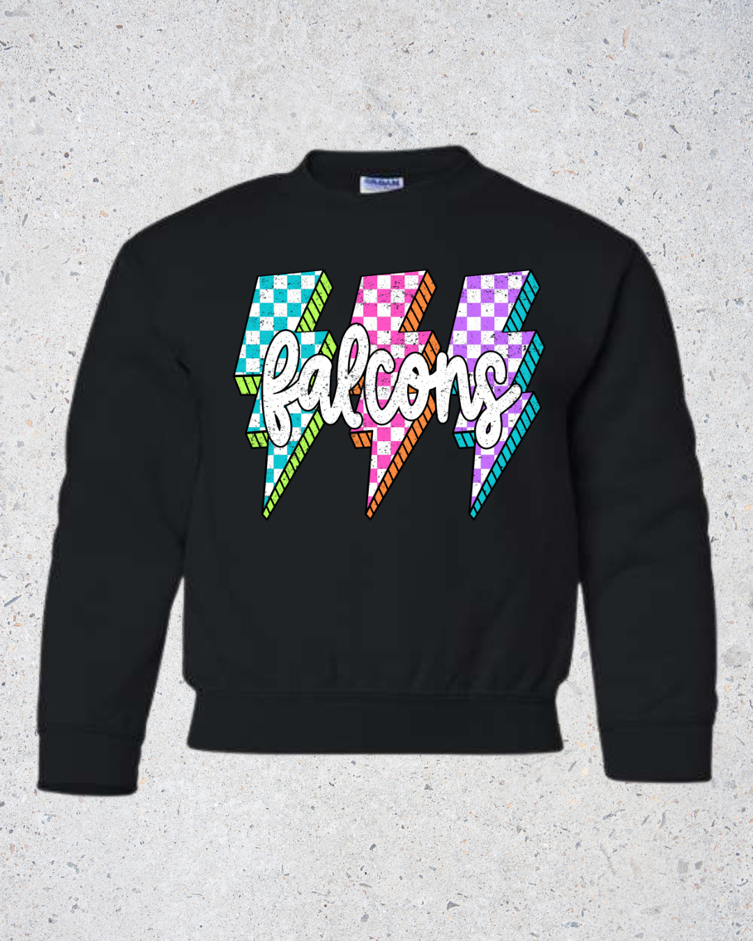 Black Sweatshirt - Bolt Falcons