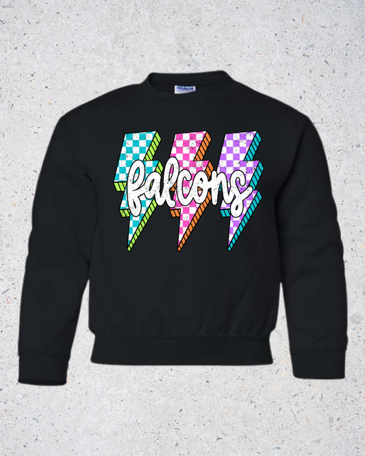 Black Sweatshirt - Bolt Falcons