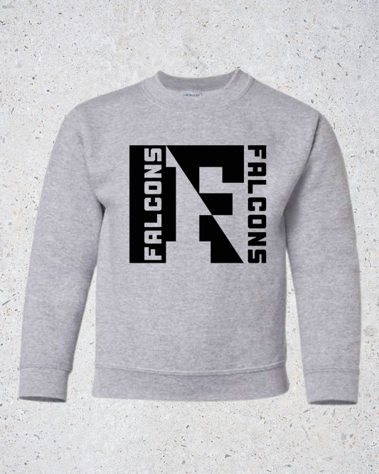 Gray Sweatshirt - Split Block